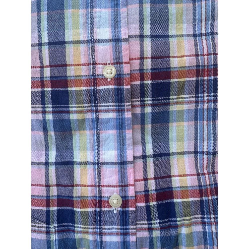 Piombo Shirt Men's Size XXL Pink Blue Plaid ‎ Button Down Long Sleeve NWT. H46 - Picture 3 of 3